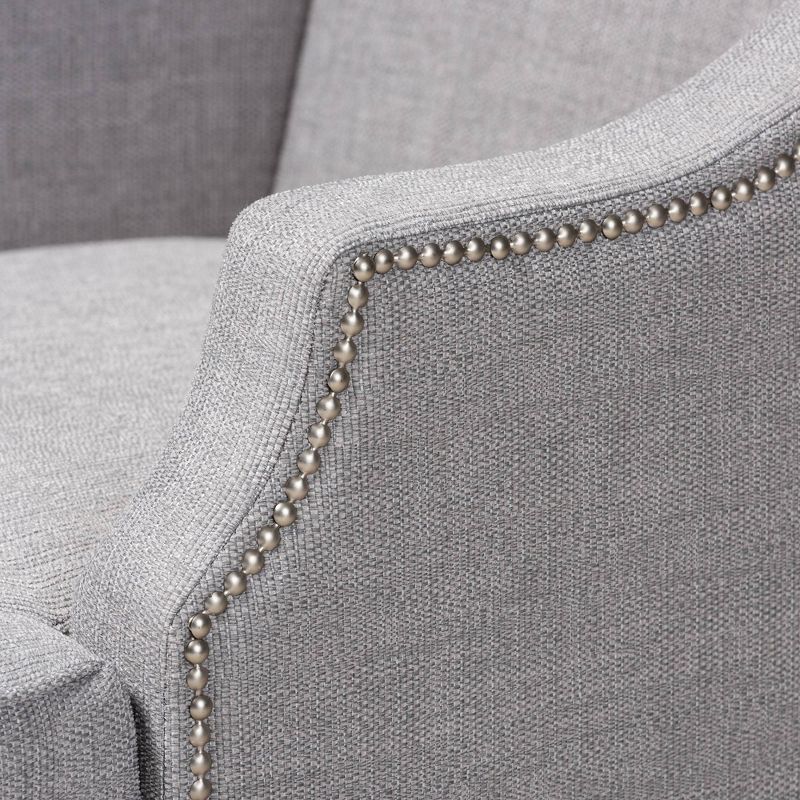 Pease Contemporary Faux Leather Upholstered Crystal Button Tufted Chaise Lounge White - Baxton Studio