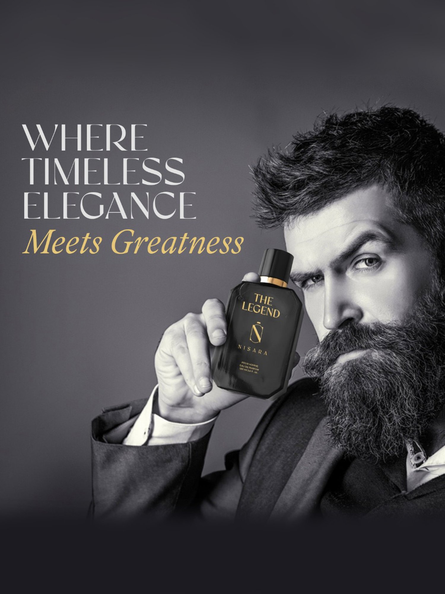NISARA The Legend Eau de Parfum For Men - 50 ml