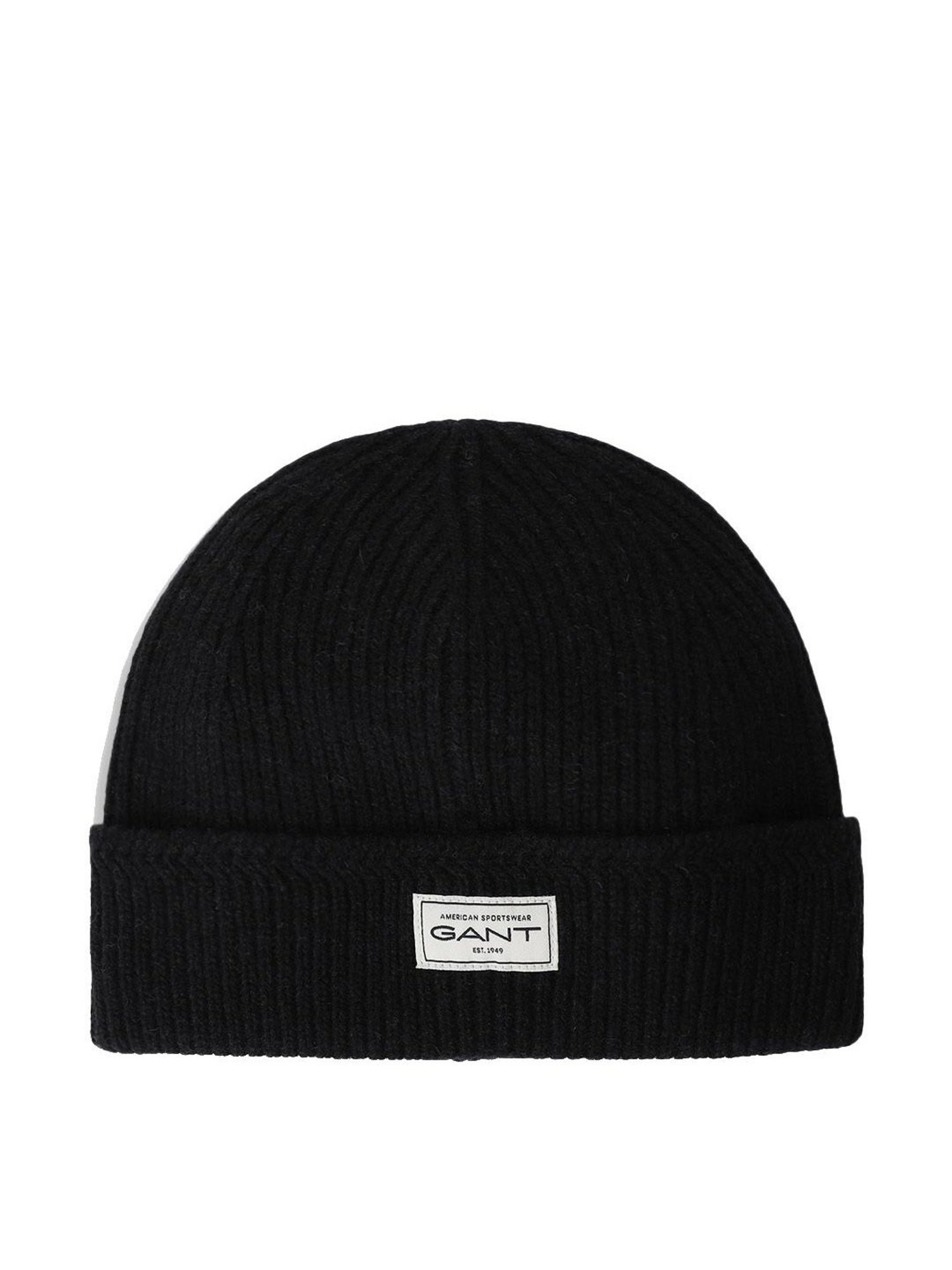 Gant Black Wool Beanies