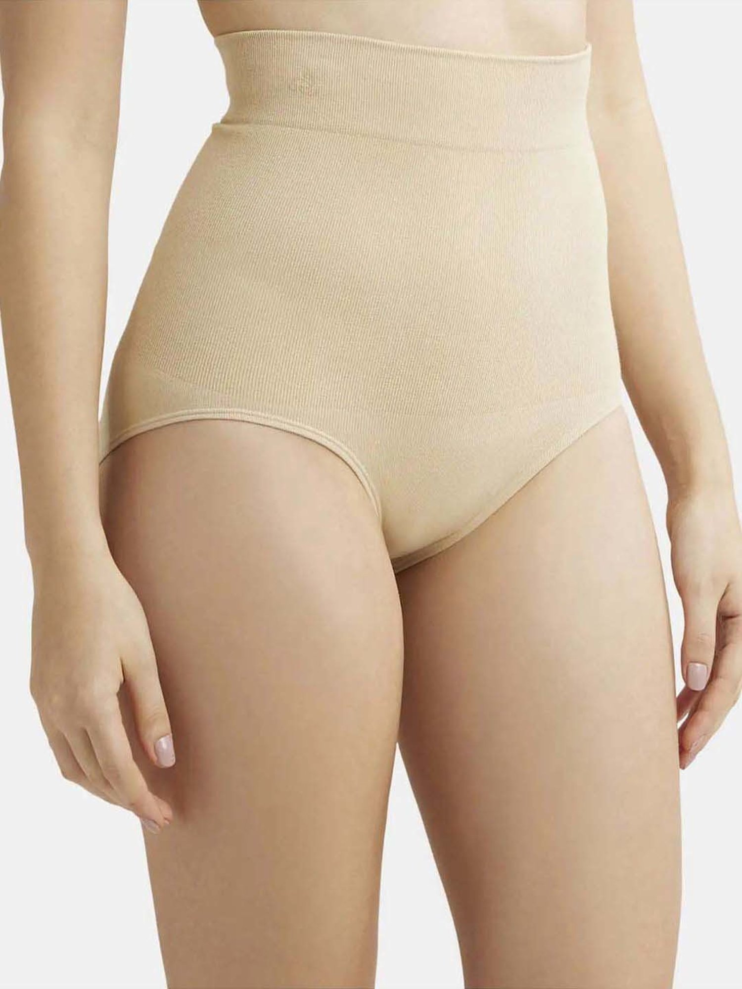 Jockey SH04 Women's High Waist Cotton Rich Elastane Stretch Seamfree Bikini Shapewear