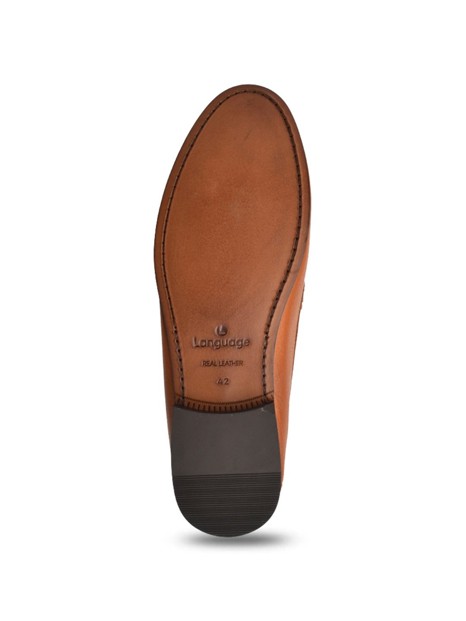 Language Shoes Men's Maximo Tan Loafers