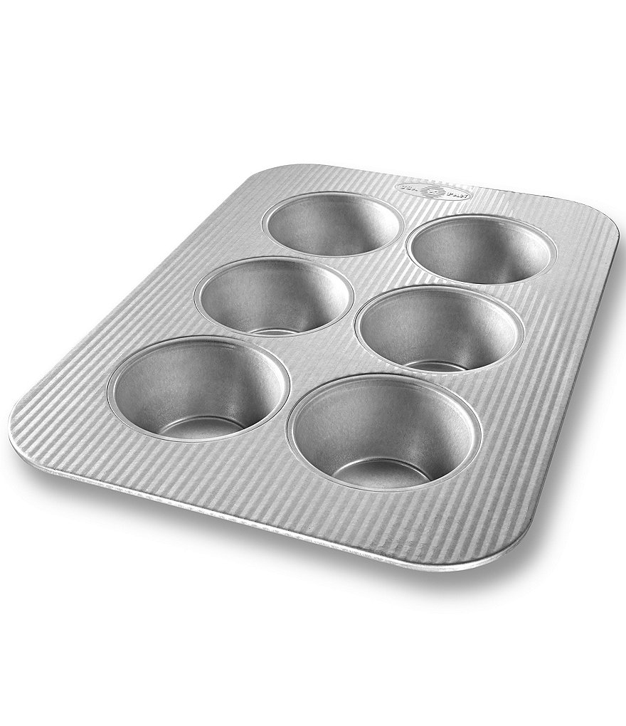 USA Pan Heavy Duty Texas 6-Cup Muffin Pan