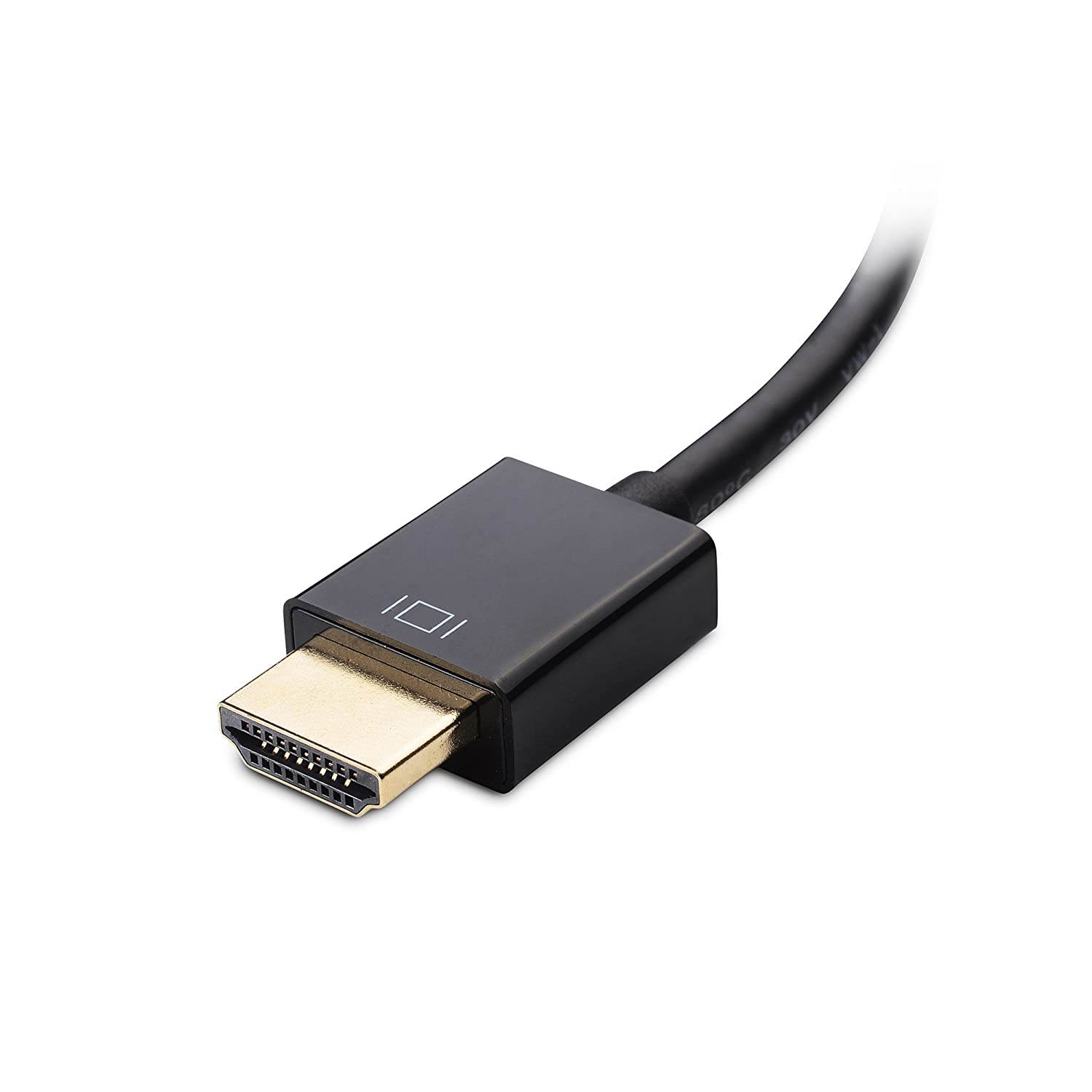 Cable Matters HDMI to VGA Adapter with 3.5mm Aux Audio Port (HDMI to VGA Converter) in Black