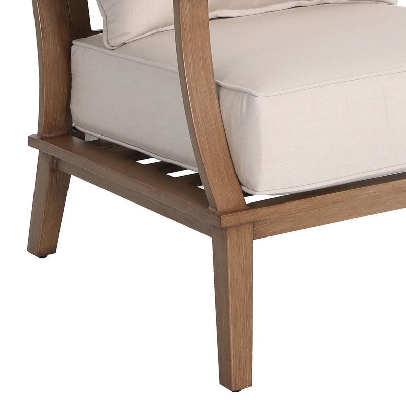 4pc Outdoor Aluminum Sofa Set Natural - Nuu Garden