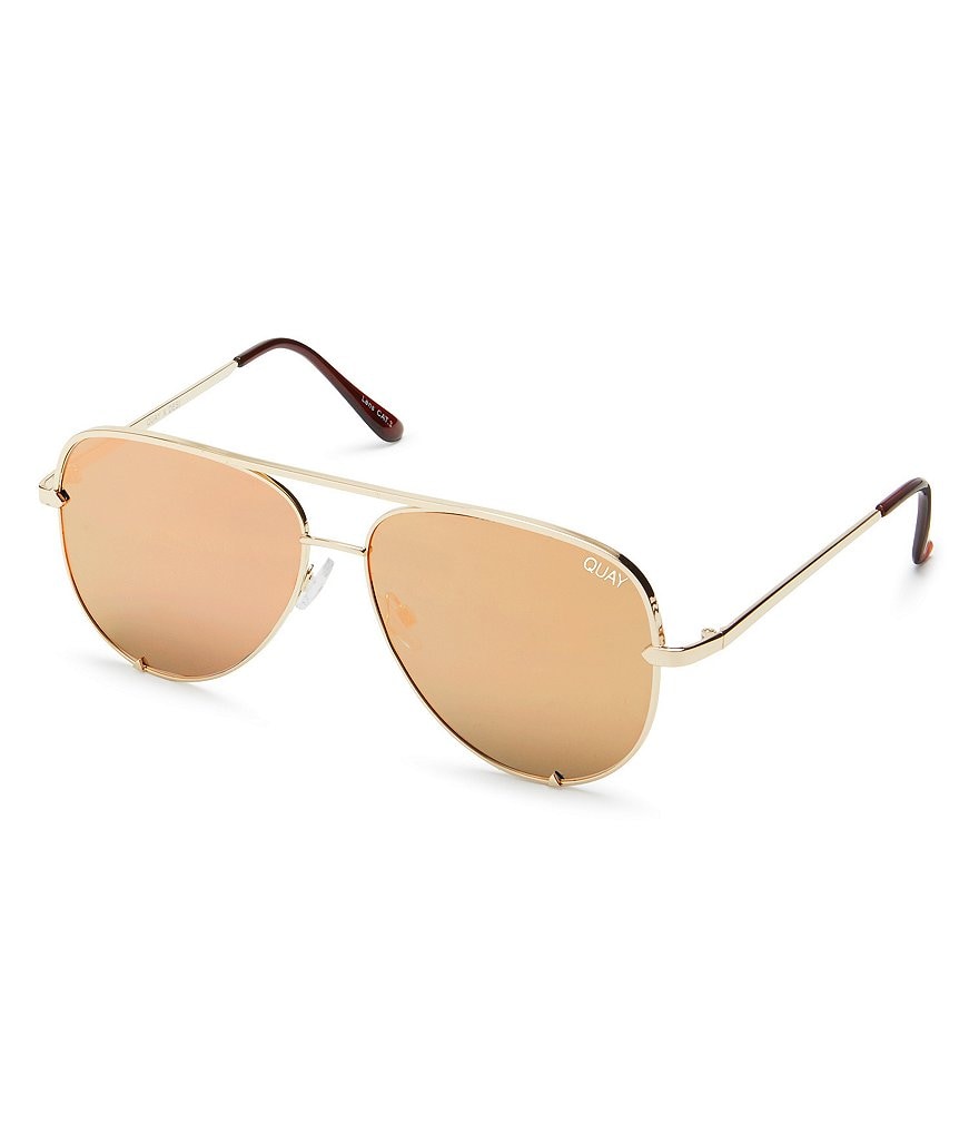 Quay Australia High Key Aviator Sunglasses
