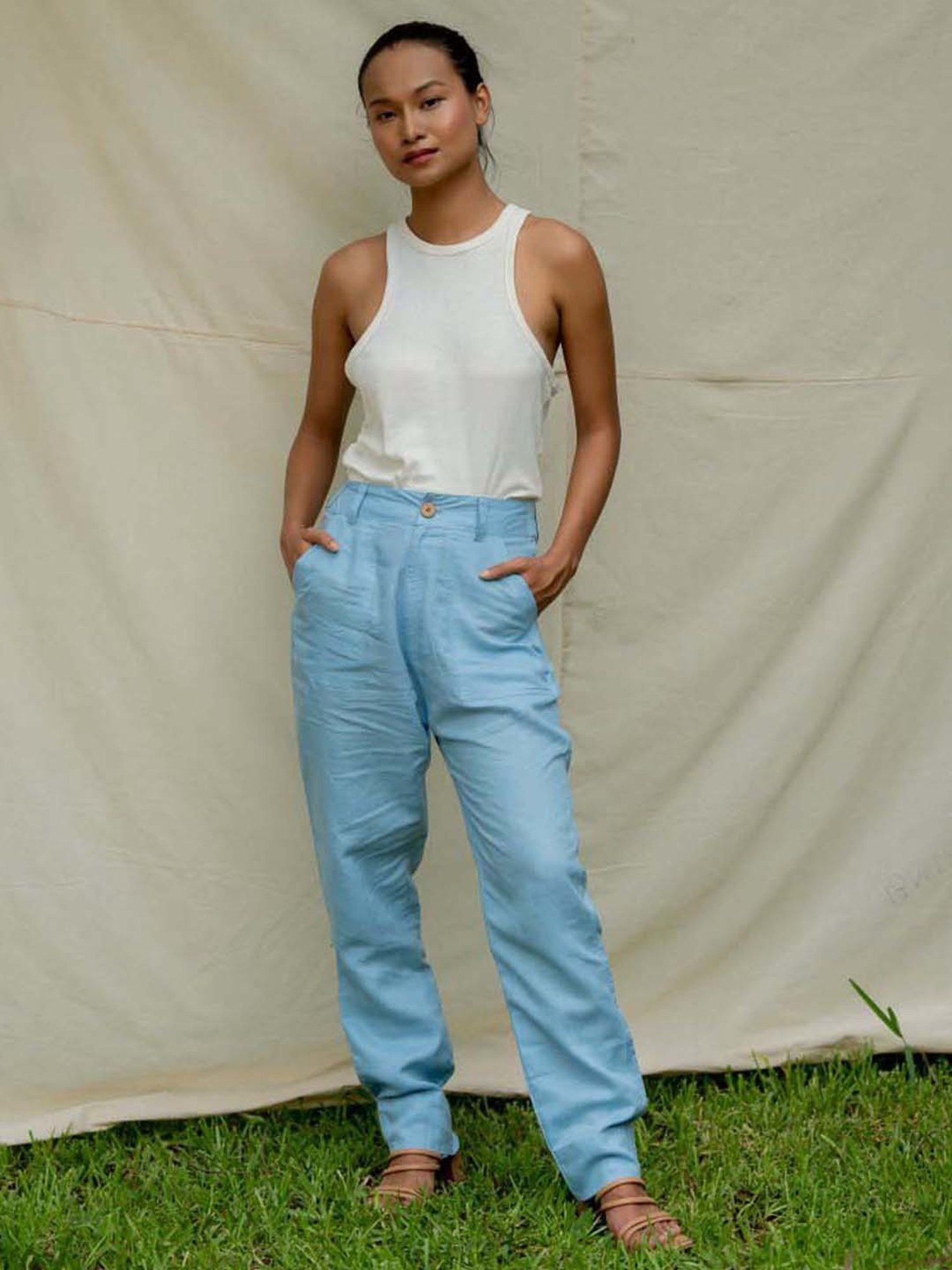 Anousshka Blue Mist Daddy Pants