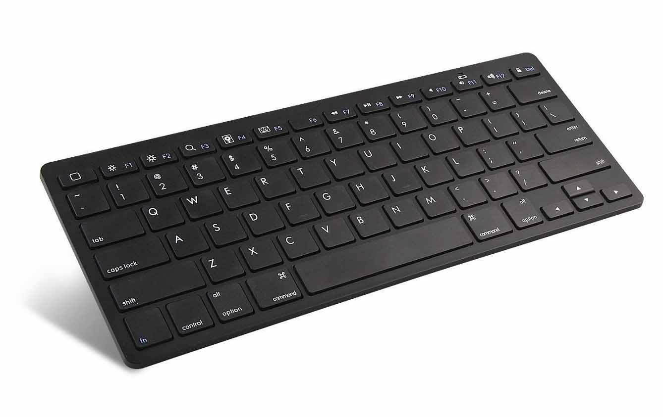 SPARIN iPad Bluetooth Wireless Keyboard for iPad Pro 9.7/ 12.9/ 10.5, New iPad 9.7, iPad Air/ Air 2, iPad Mini 4/ 3/ 2/ 1, iPhone 8/ 8 Plus/ 7 Plus/ 7/ 6s Plus /6s, etc, for Apple, Black