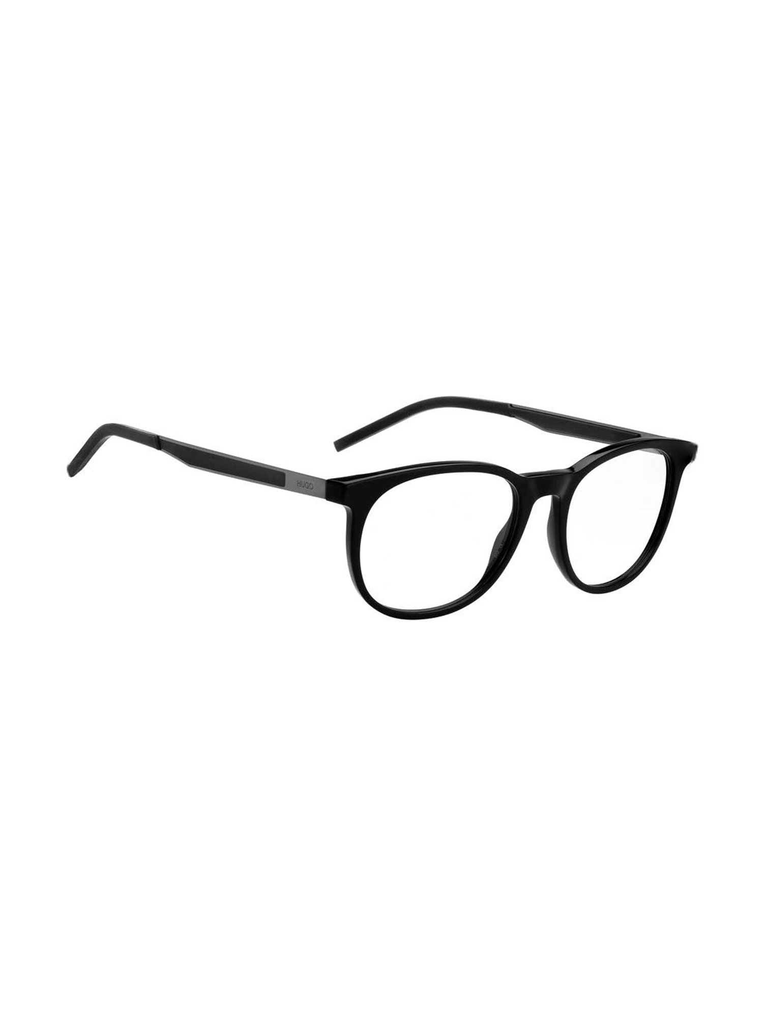 HUGO Black Oval Eye Frames for Men