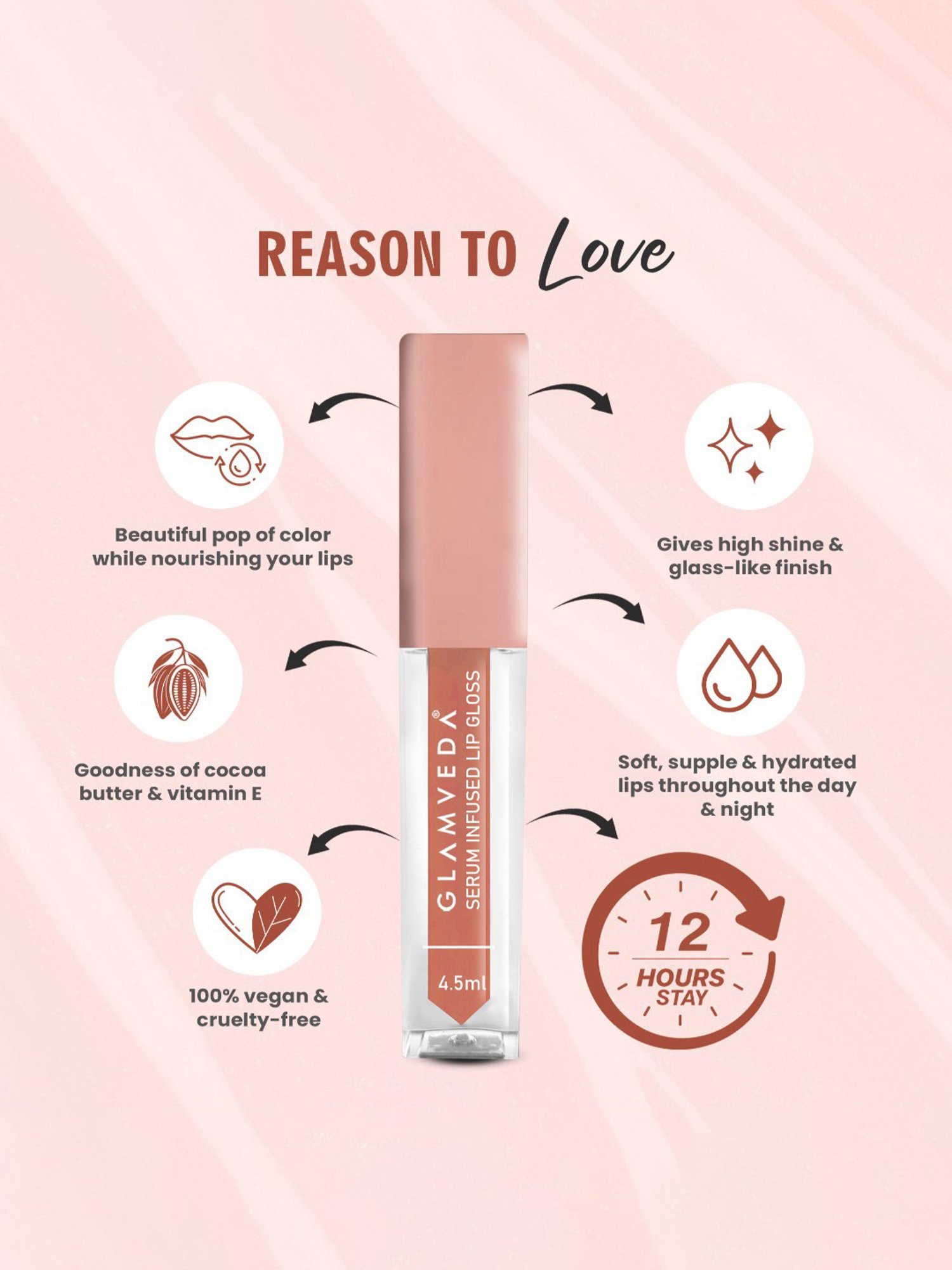 BH Cosmetics x Doja Cat Muse Plumping Lip Gloss Red - 3 ml