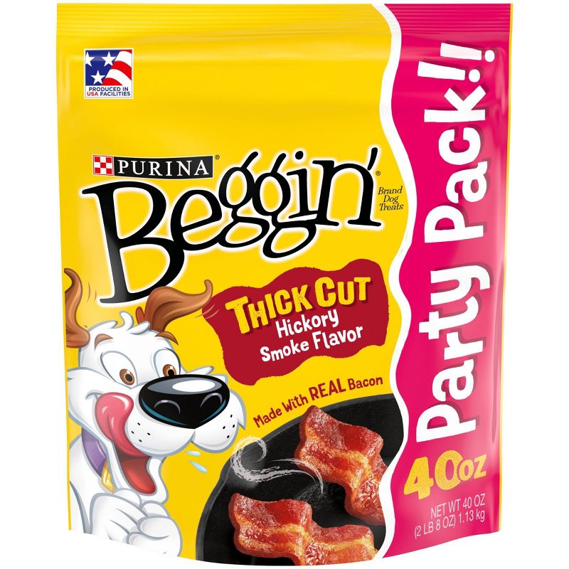 Beggin' Strips Thick Cut Hickory Chewy Dog Treats - 40oz