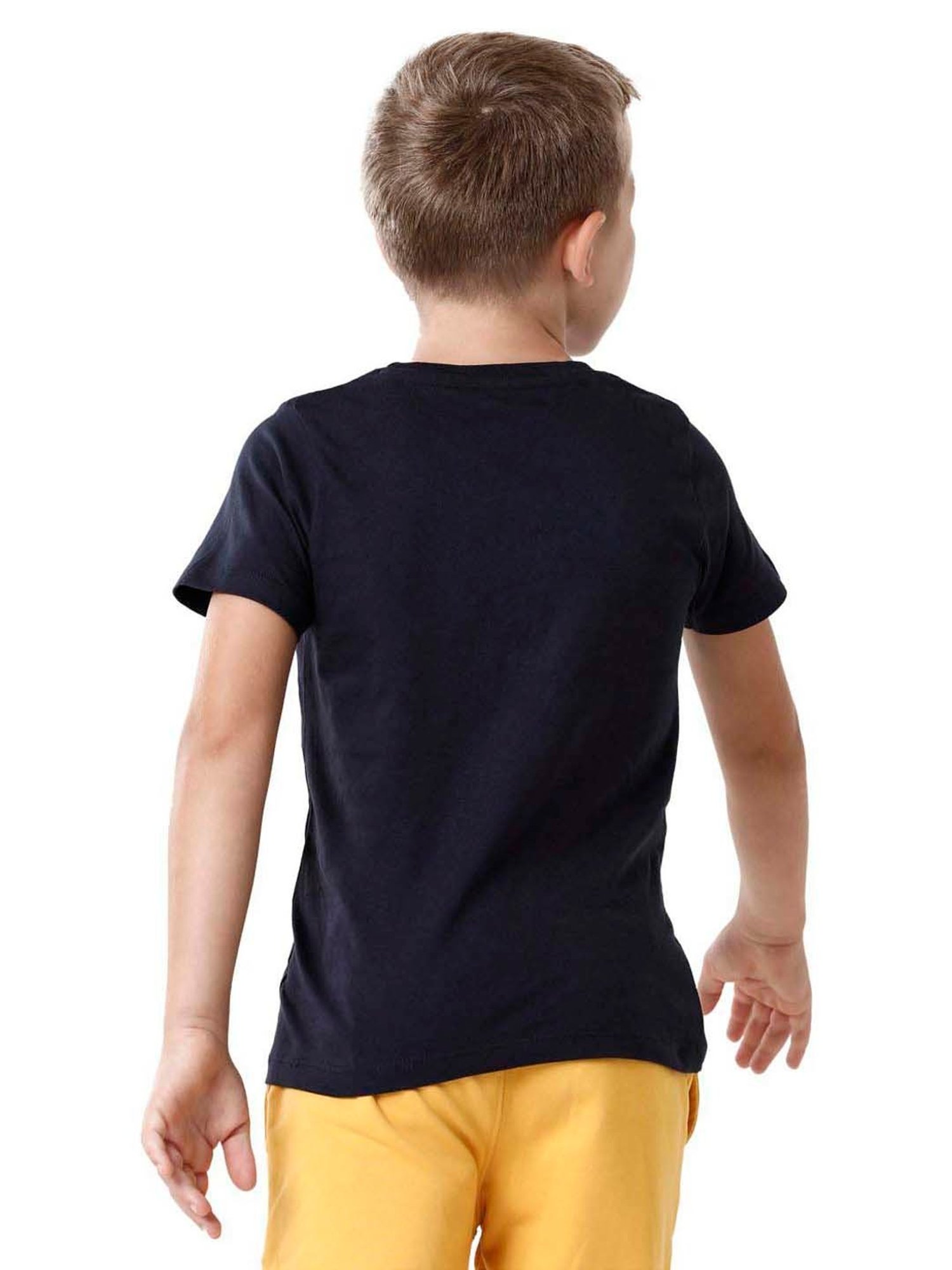 Kate & Oscar Kids Blue Cotton Printed T-Shirt