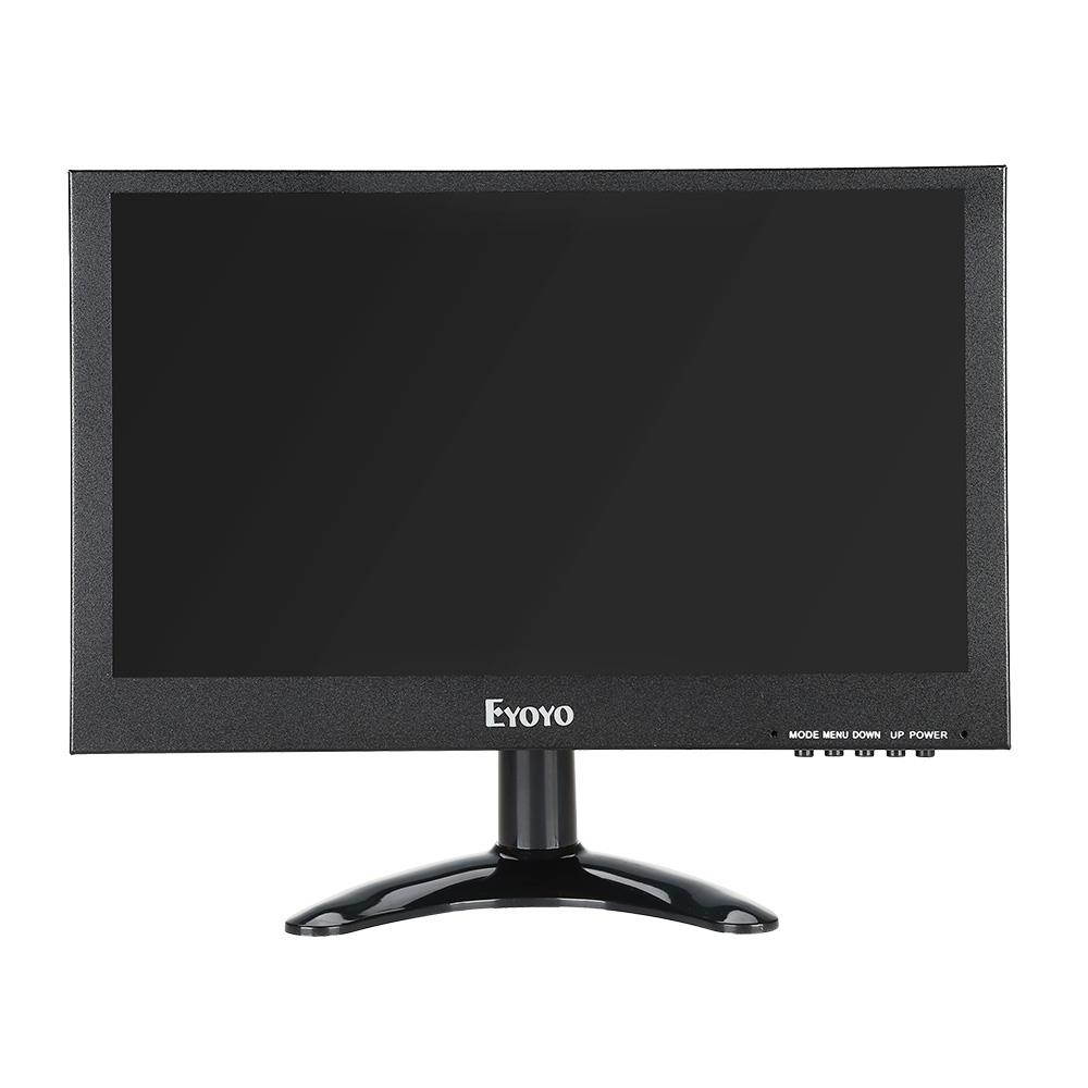 EYOYO 12" IPS Monitor 1920x1080 Screen Display VGA HD BNC AV USB Input For PC CCTV DVR Security Camera