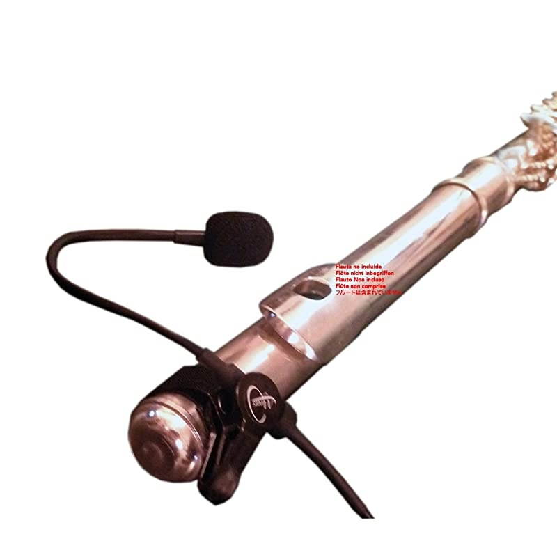The Feather Native American Flute Microphone System with Flexible Micro-Gooseneck by