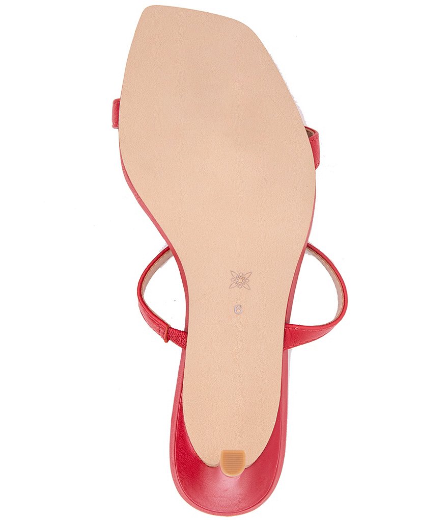 BCBGeneration Salin Leather Slide Dress Sandals