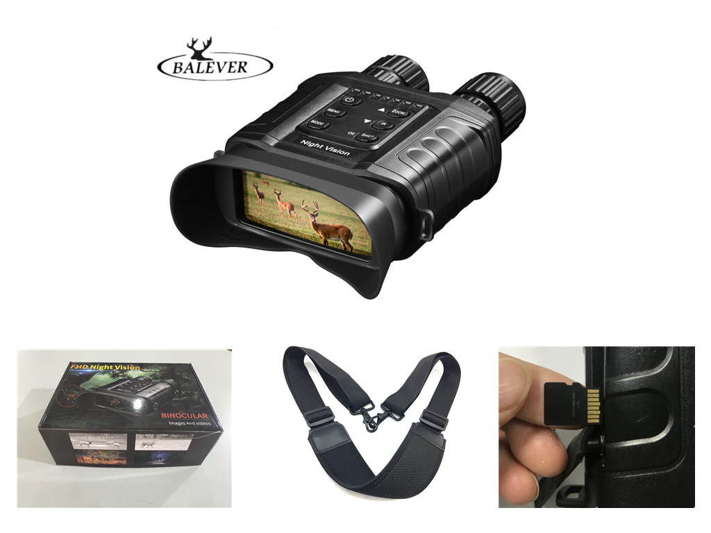 500M HD Night Vision Binoculars Cameras 20&times;31 Telescope Hunting Optical 850nm IR HD Night Vision Binocular Night