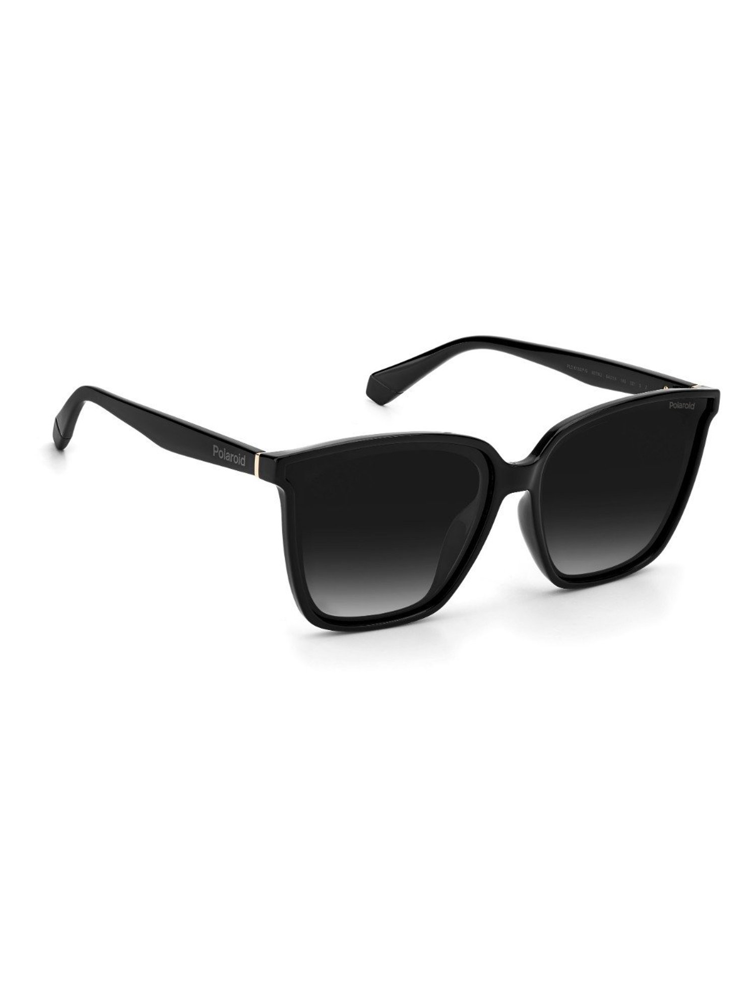 Polaroid Black Square Unisex Sunglasses