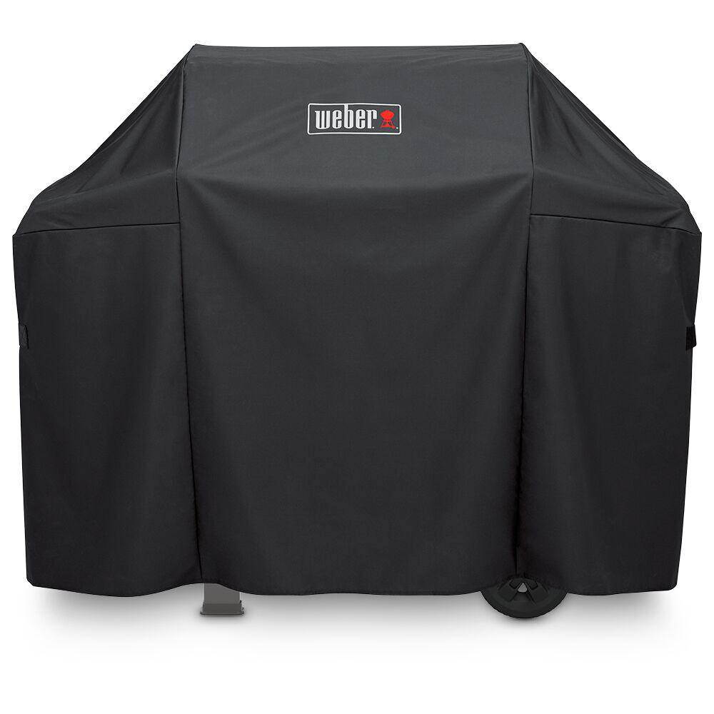 Weber Spirit II 51 In. 3-Burner Black Polyester Gas Grill Cover 7139