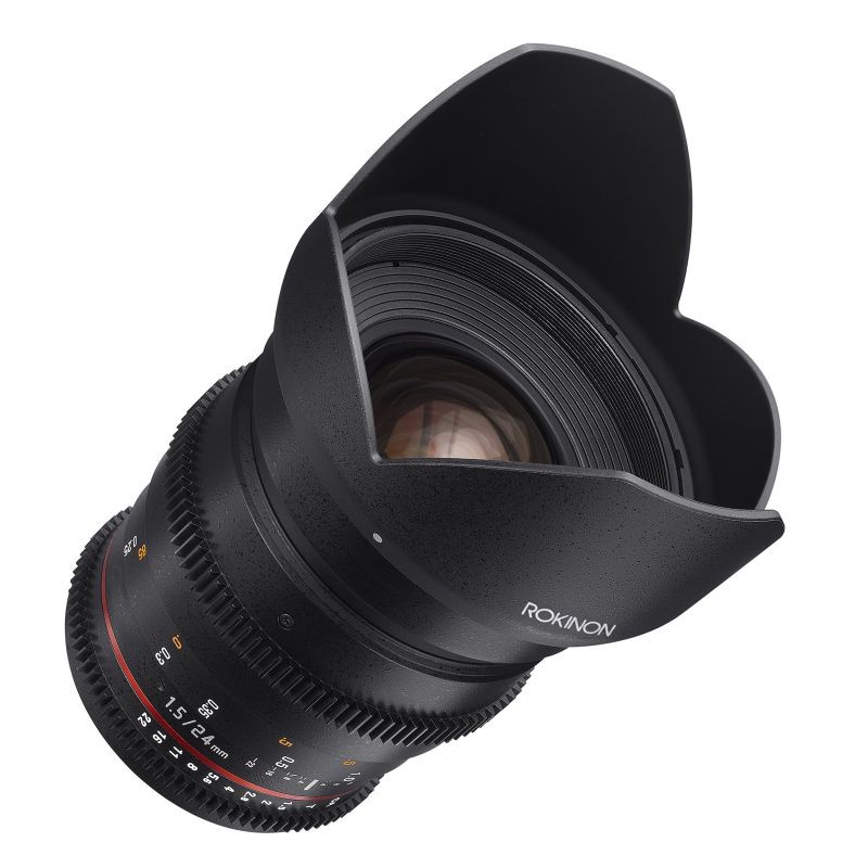 Rokinon 24mm T1.5 Cine Wide Angle Lens for Canon EF Mount #DS24M-C