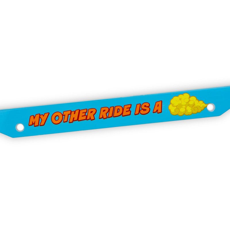 Just Funky Dragon Ball Z License Plate Frame | My Other Ride Is A Flying Nimbus Cloud