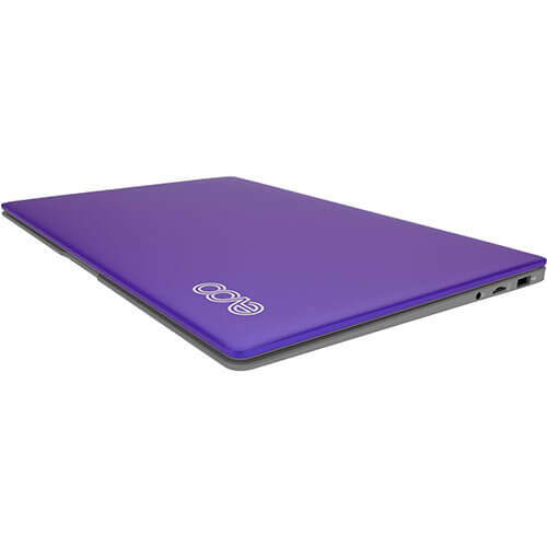 Evoo EVC1416PR 14.1 inch Ultra Thin Laptop - Elite Series, Intel Celeron CPU, 4GB Memory - Purple