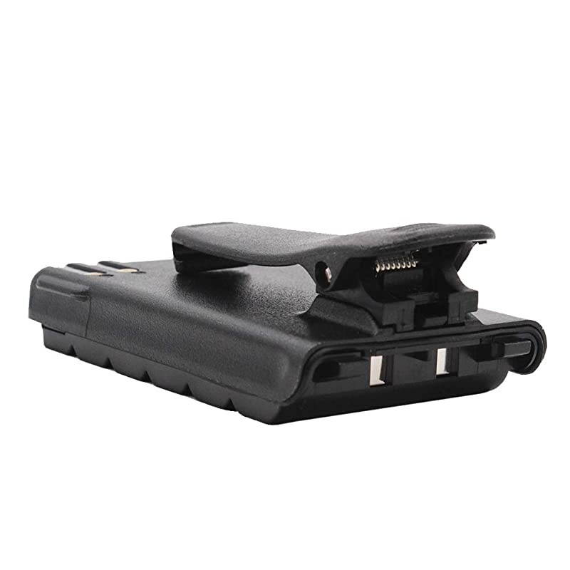 NiMH 1500mAh Battery Compatible for ICOM ICT70A ICF4001 ICF4003 ICF3001 ICV80 ICU80 ICF3101D ICF3103D ICF4101D ICF4103D BP265 BP265 with Belt Clip
