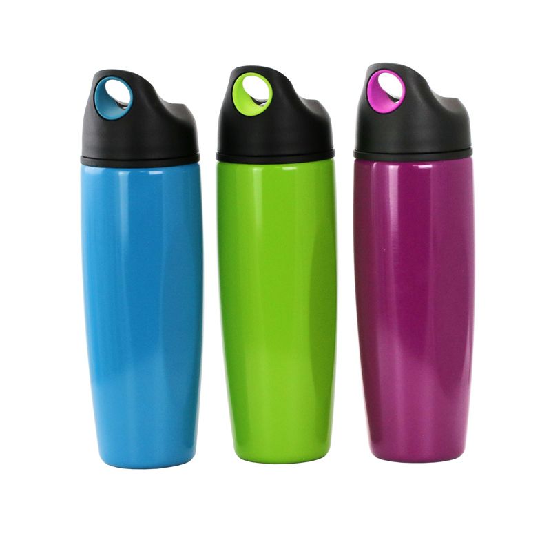 Gibson Home Bluewater 3 Piece 31 Ounce Stainless Steel Hydration Water Bottle Set