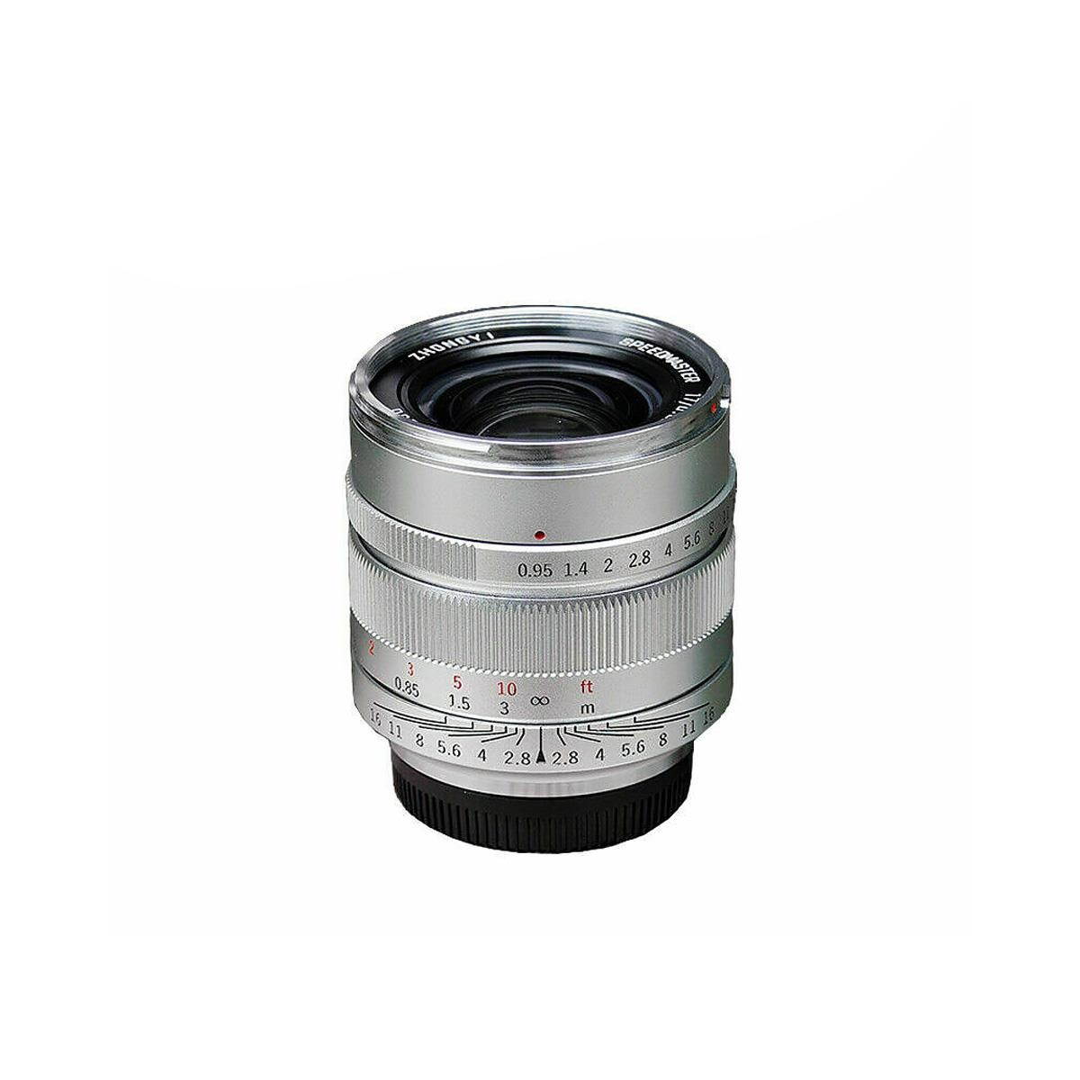Mitakon Zhongyi Speedmaster 17mm f/0.95 Lens for MFT/M43 Camera, Silver