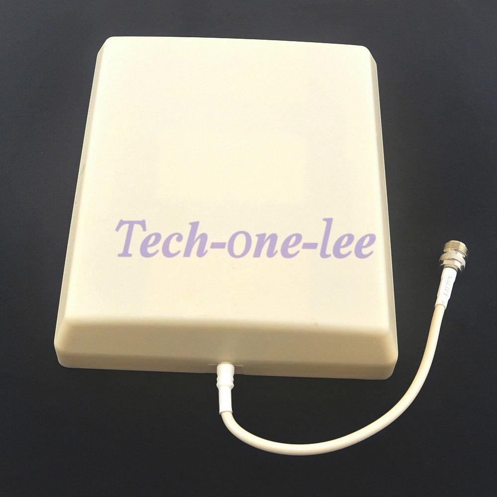 8dBi Indoor Antenna Wall Panel N Female GSM /3G/UMTS  800-2500Mhz Booster Extension Coax Aerial
