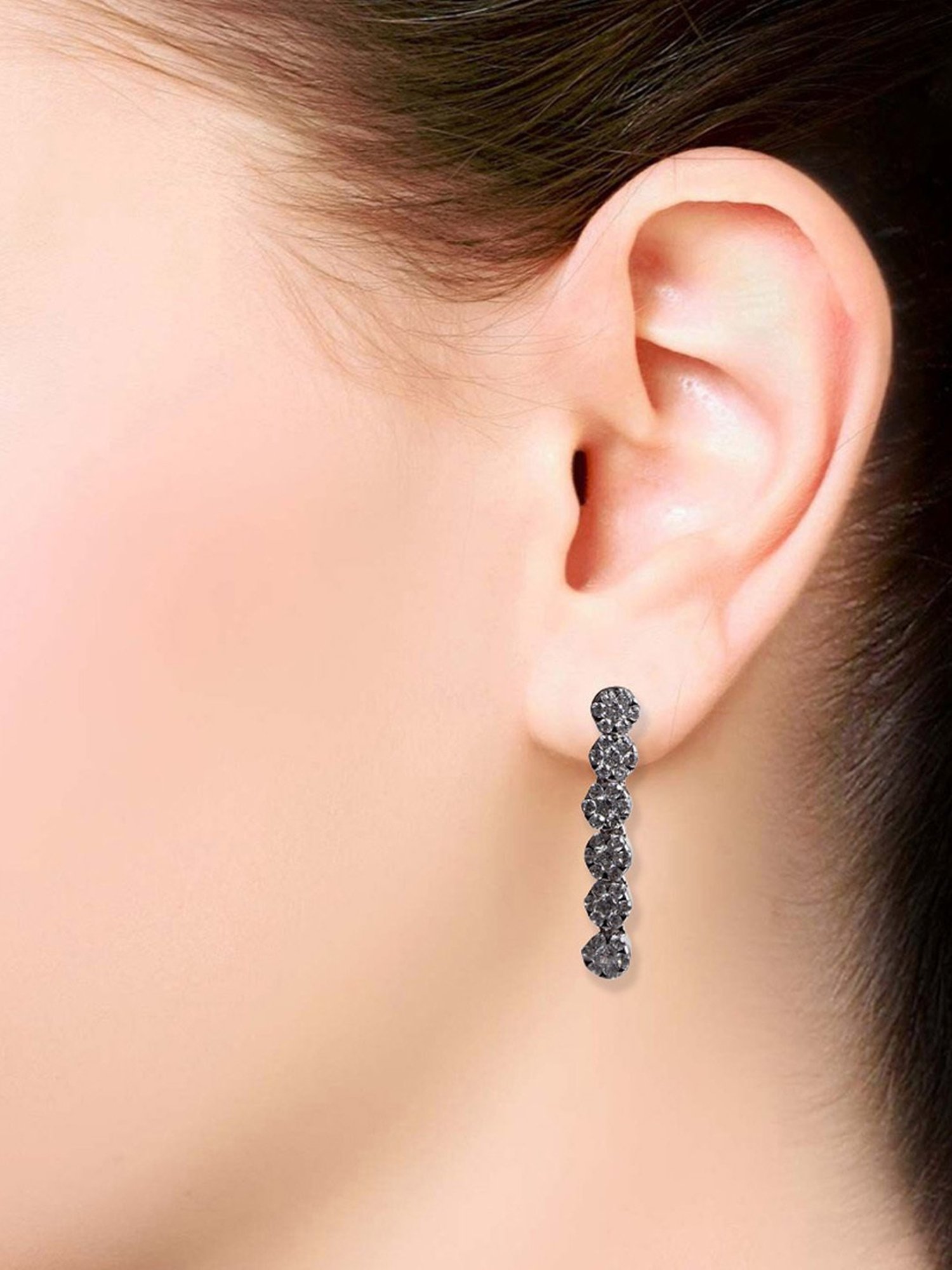 The Real Effect London 800 Silver Earrings for Women