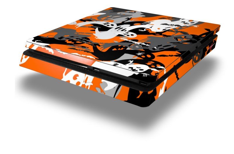 Halloween Ghosts Skin fits Sony PS4 Slim Gaming Console