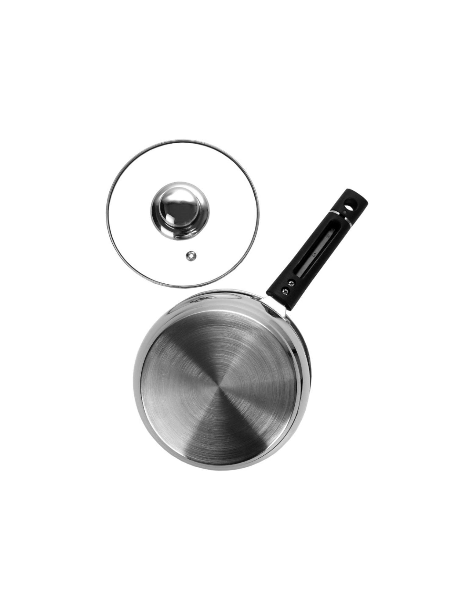 Sumeet Stainless Steel Induction Bottom  Belly Shape Casserole No. 10 (1.5 Ltr) with Glass Lid