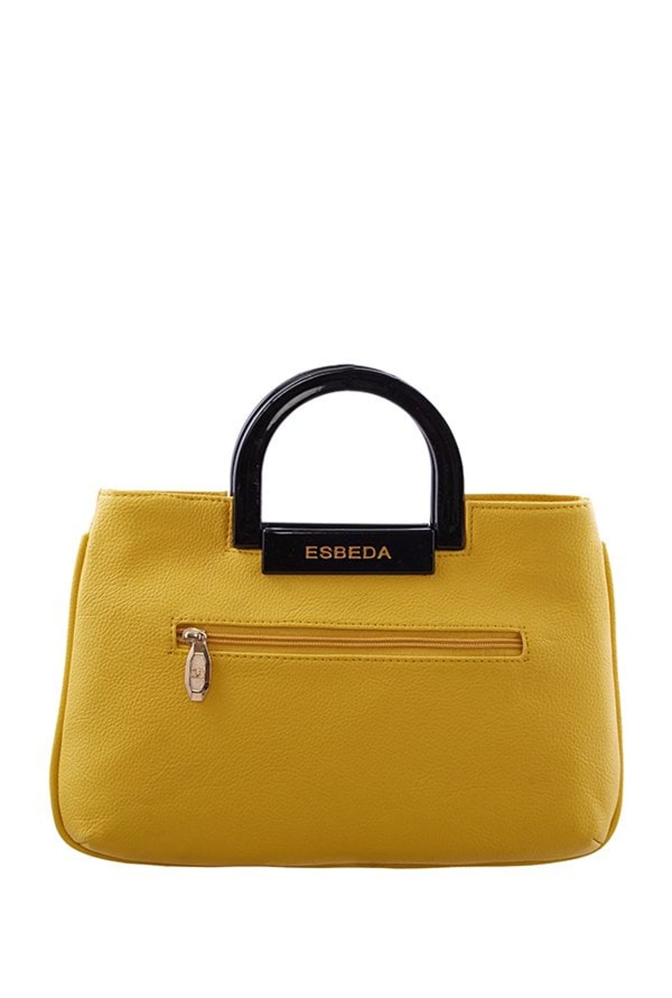 Esbeda Yellow Distressed Handbag