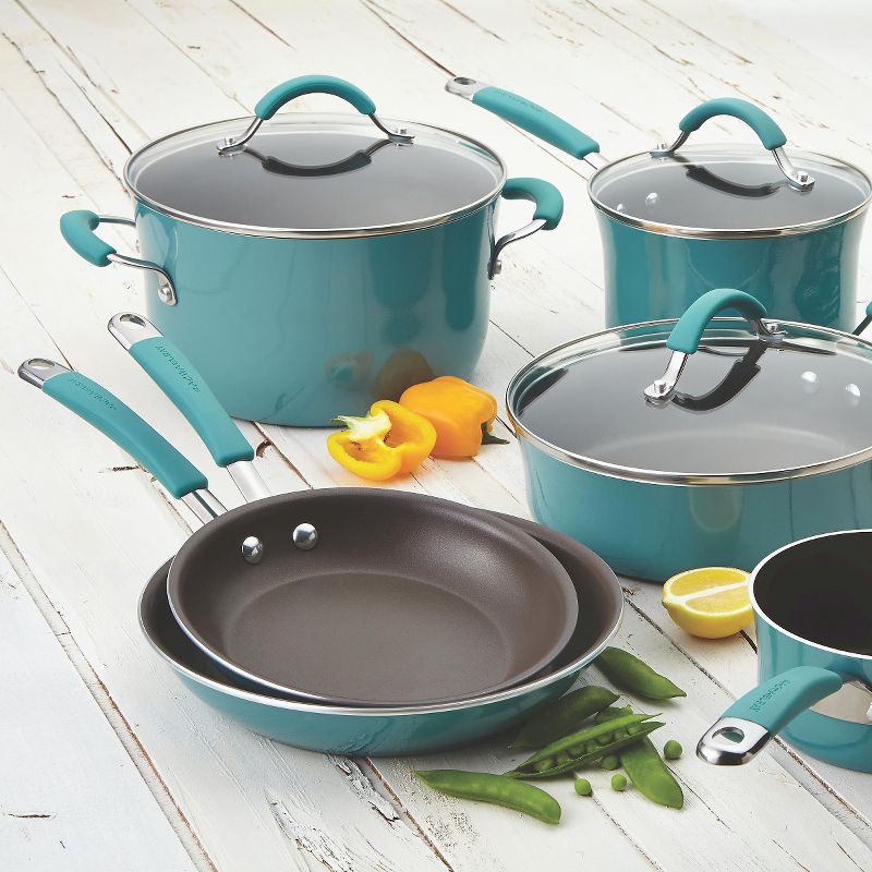 Rachael Ray Cucina Twin Pack Open Skillets - Blue (9.25" and 11")