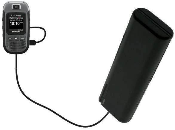 Gomadic Portable Emergency AA Battery Charger Extender Suitable for The Samsung Conyoy 3 / SCH-U680 Brand TipExchange Technology