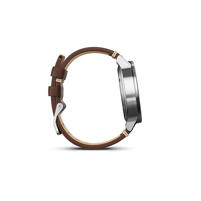 vivomove Premium - Stainless Steel with Leather Band