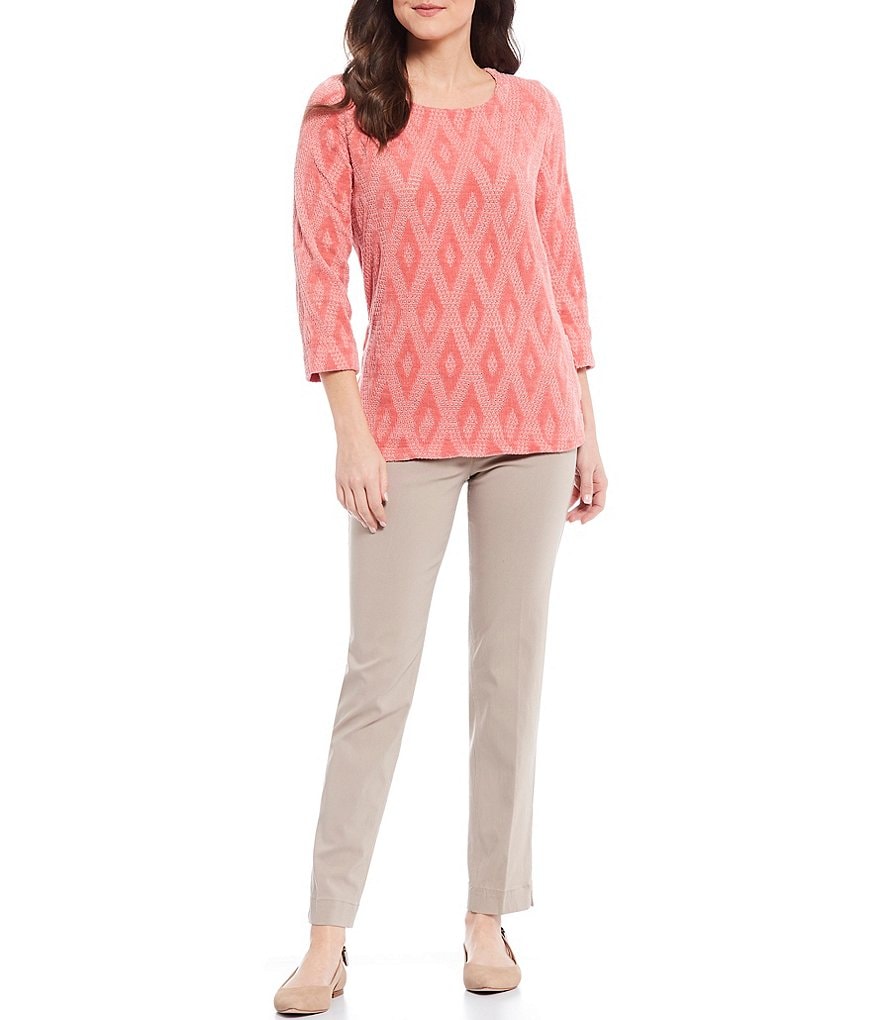 Multiples Pull-On Ankle Pants