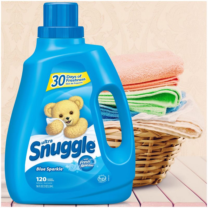 Snuggle Liquid Fabric Softener - Blue Sparkle - 96oz