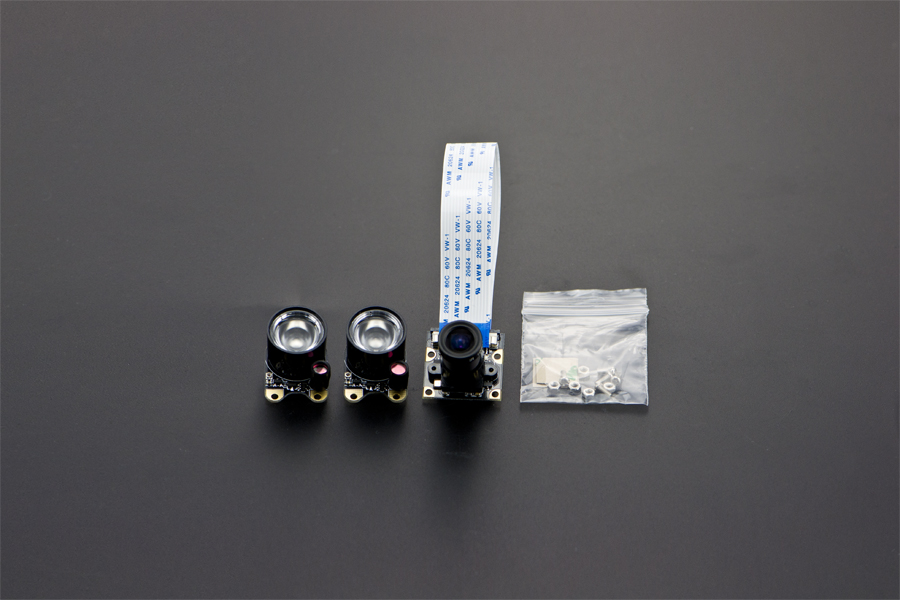 WWH-1pc 5MP Night Vision Camera for Raspberry Pi