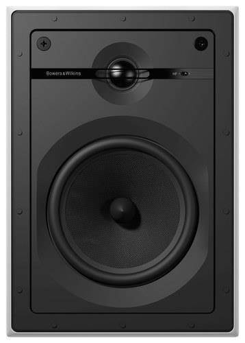 6" 2-Way In-Wall Speakers (Pair) - White/Black