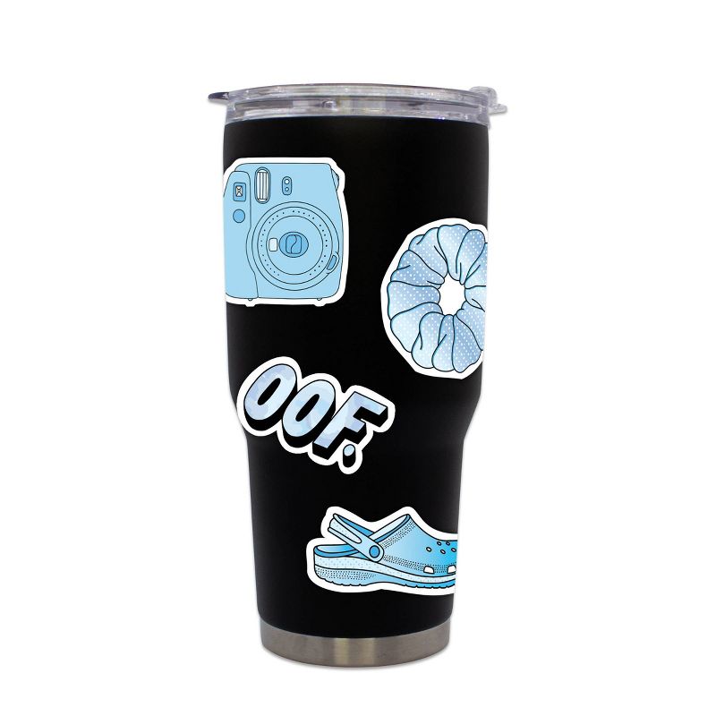 Big Moods Aesthetic Sticker Pack 10pc - Blue