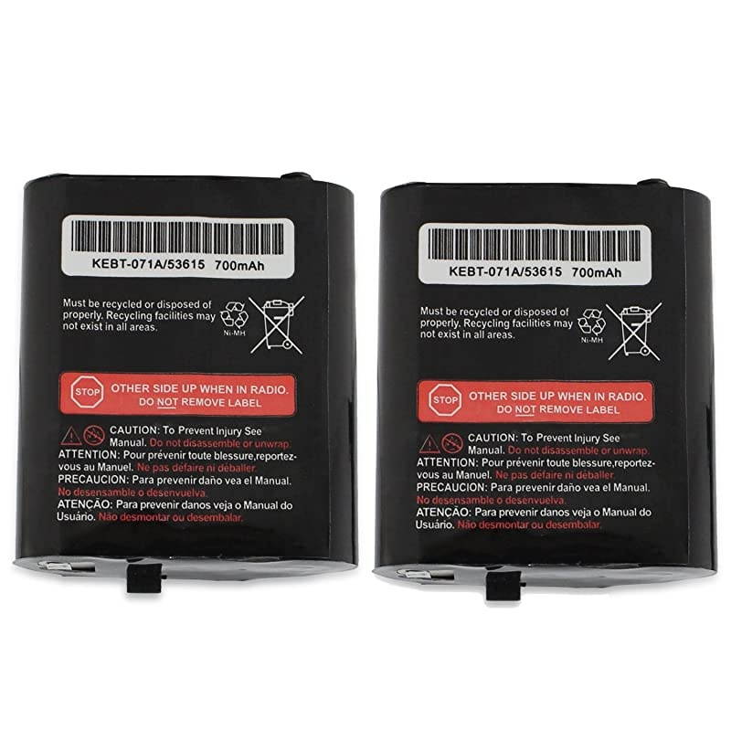 3.6V 700mAh Two Way Radio Replacement Battery for Motorola Talkabout MS350R MR350R MJ270R EM1000 T5100 T6500 T8500 T9500 MC220 (5PCS)