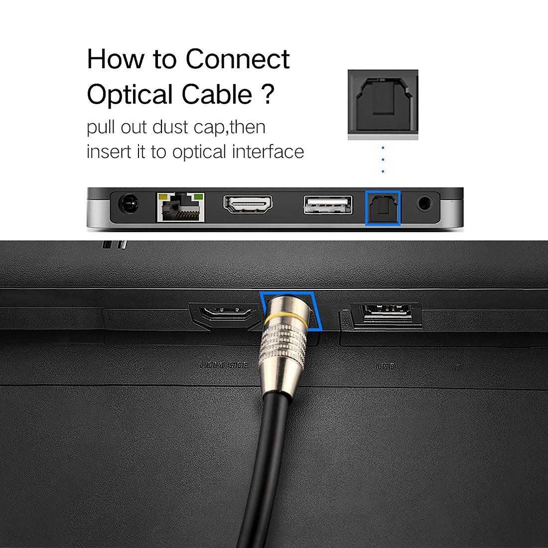 1.5m OD4.0mm Toslink Male to 3.5mm Mini Toslink Male Digital Optical Audio Cable