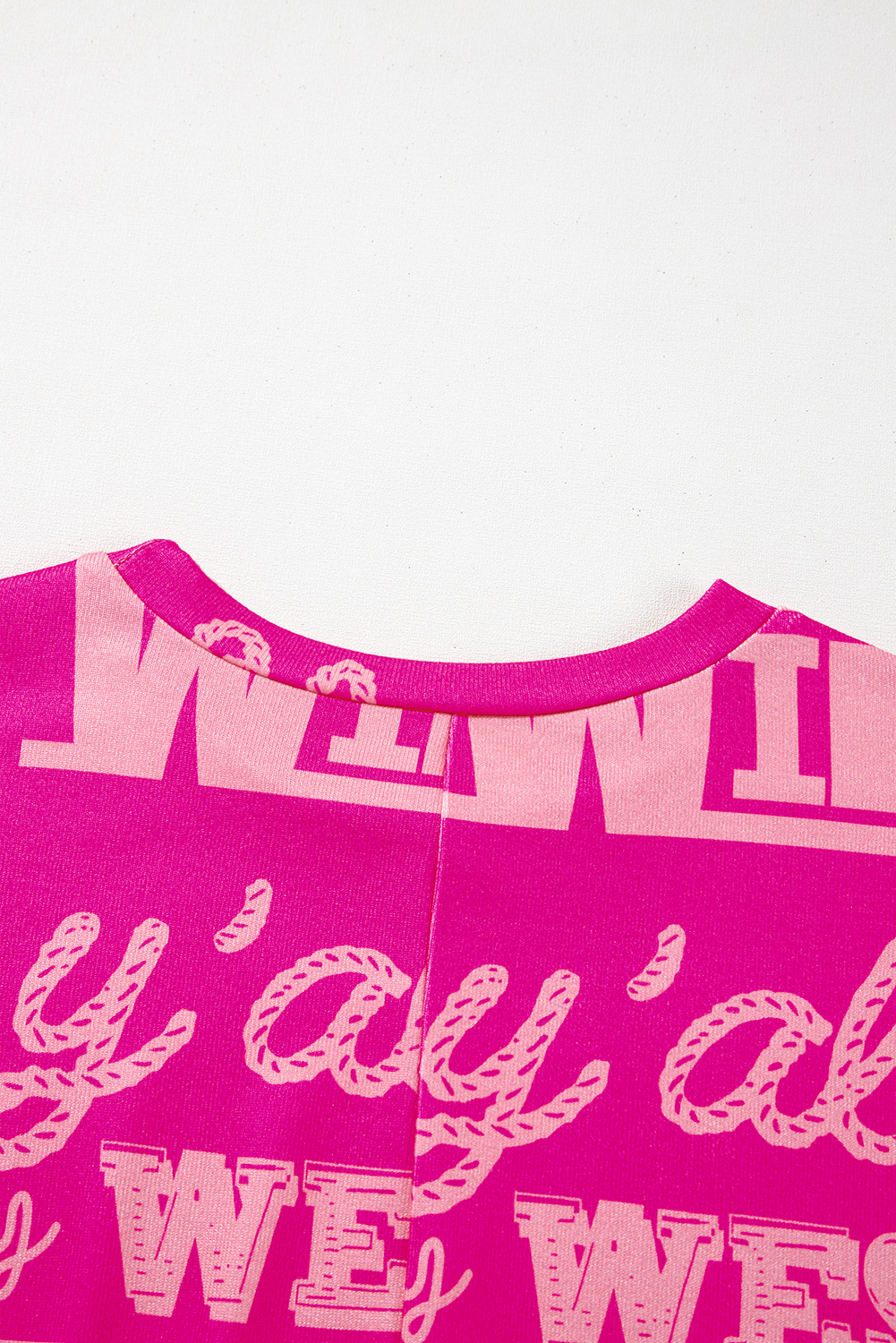 Red Cheetah Print Casual Short Sleeve Crew Neck T Shirt