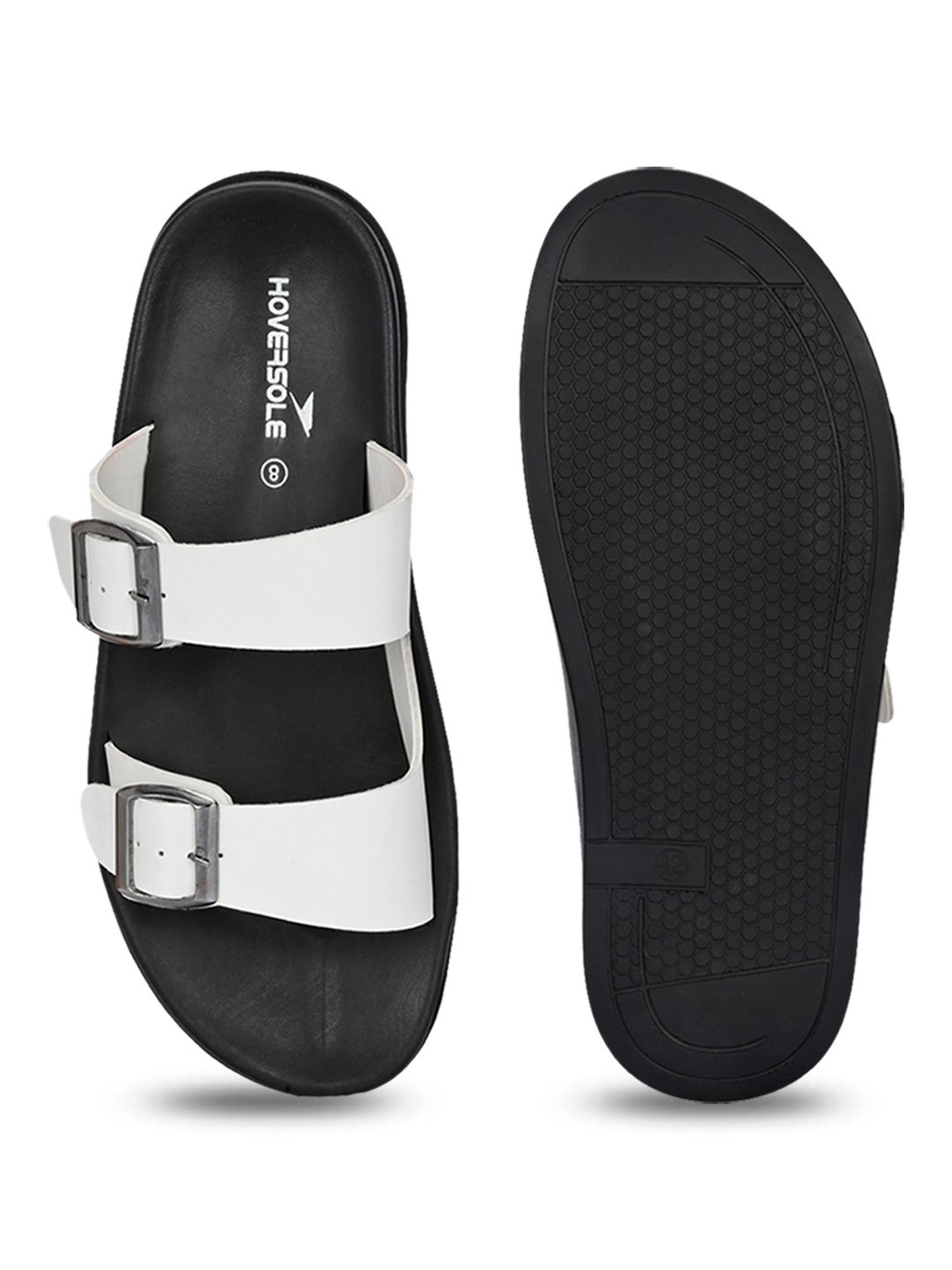 Hoversole Men's White Casual Sandals