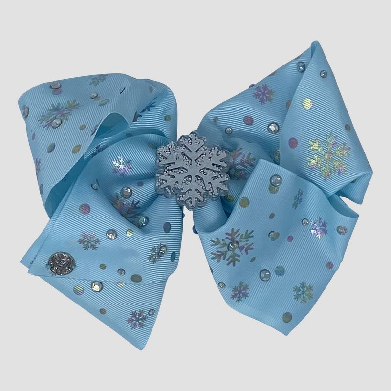 Girls' JoJo Siwa Snowflake Bow Hair Clip - Blue