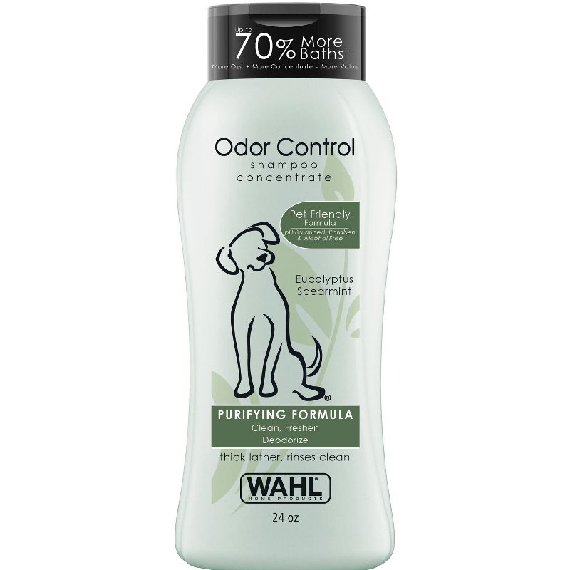 Wahl Odor Control Purifying Formula Eucalyptus Spearmint Pet Shampoo Concentrate - 24oz
