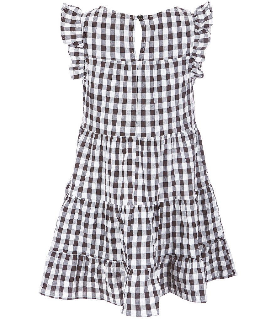 Angie Big Girls 7-14 Stripe Ruffle-Hem Maxi Dress