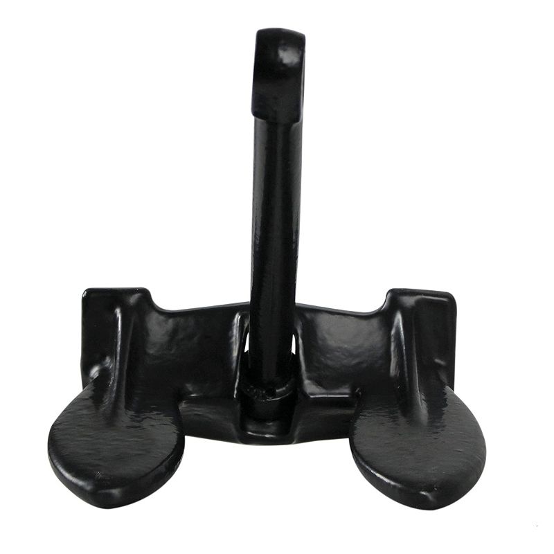 Extreme Max 3006.6521 BoatTector Vinyl Coated 10 Pound Cast Iron Marine Boat Navy Anchor, Folds for Easy Storage, Black