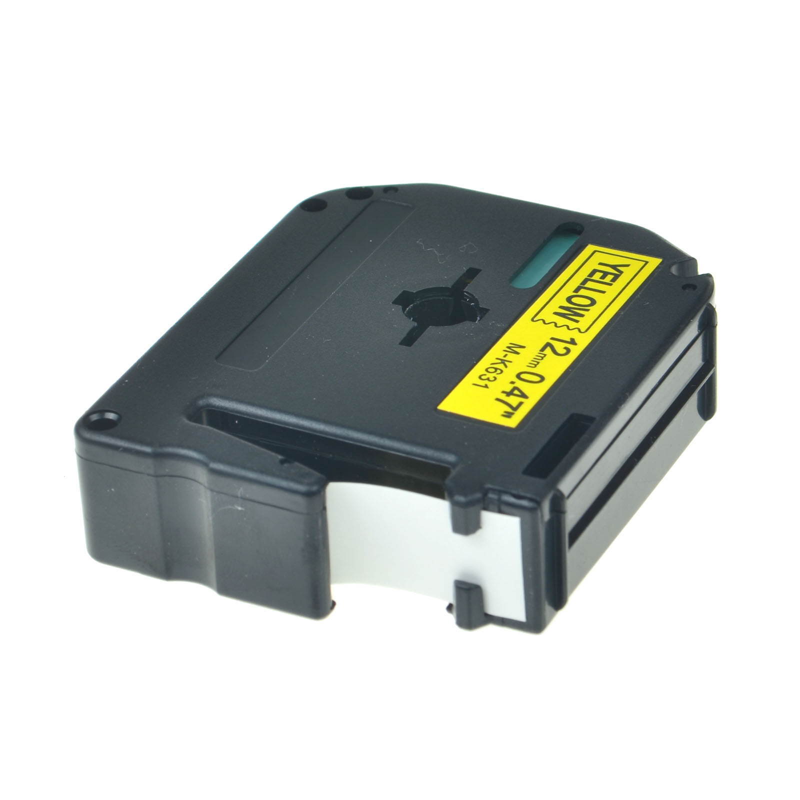 1PK Black on Yellow Tape for Brother P-touch MK631 M-K631 PT-90 12mm Label Maker