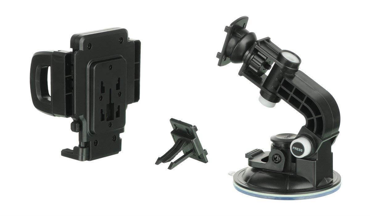 Mstechcorp - For HTC One M9 / HTC Hima Does Not Fit HTC One M8 Or M7 - Heavy Duty Universal Car Mount Mobile Phone Holder Touch Windshield Dashboard Car Mount Holder (CAR MOUNT)